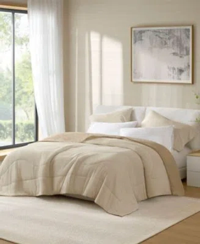 Harbor House Cooling Reversible Comforter In Sand