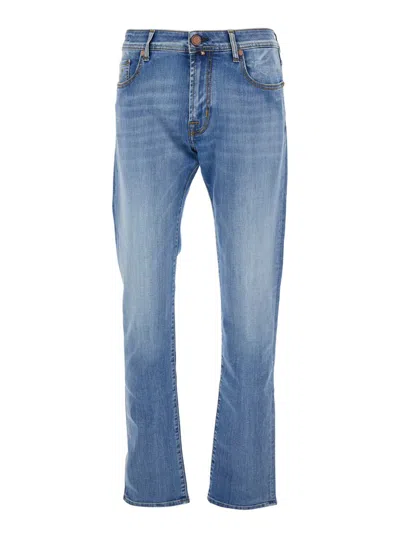 Jacob Cohen Bard Pocket Jeans In Blue