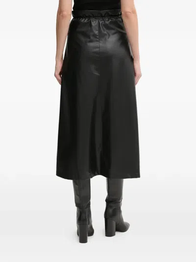 Colmar Drawstring Midi Skirt In Black
