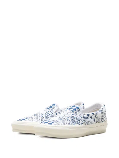 Vans X Kith Azulejo Tile Sneakers In White