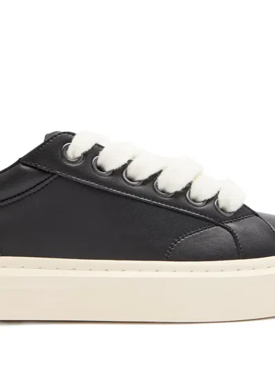 Cleens Ace Leather Sneakers In Black