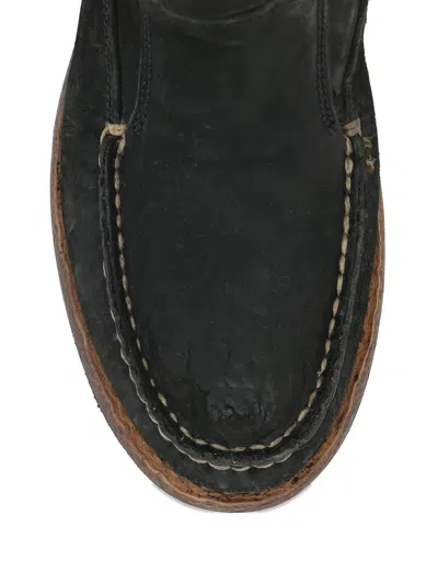 Visvim Leather Boots In Black