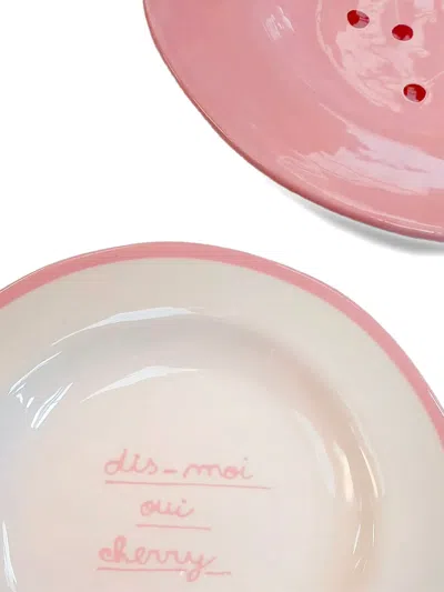 Laetitia Rouget Cherry Dinner Plate Tableware In Pink