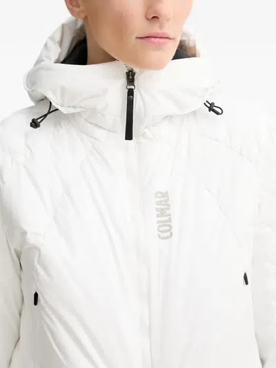 Colmar Quilted Hooded Ski Suit In White