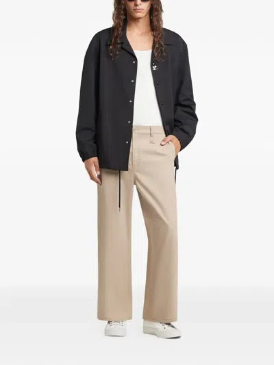 Courrèges Buttoned Jacket In Black