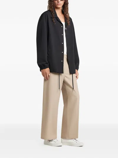 Courrèges Buttoned Jacket In Black