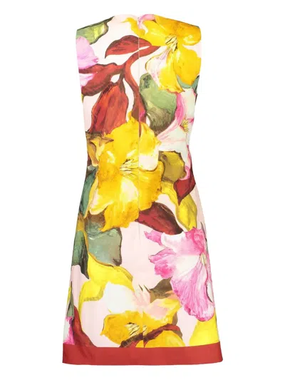 Rani Arabella Floral Sleeveless Mini Dress In Multi