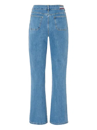 Vanessa Bruno Dompay Patch-pocket Flared Jeans In Blue