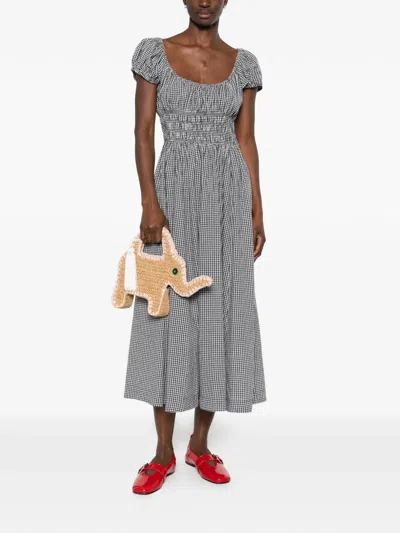 Doen Quinley Midi Dress In Gray