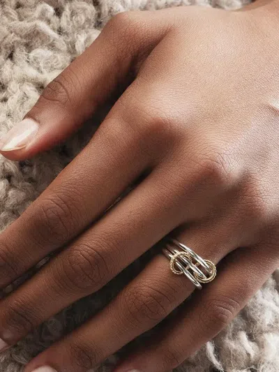 Spinelli Kilcollin Solarium Diamond Ring In Metallic