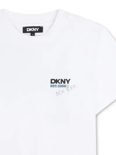 Dkny Print T-shirt In White