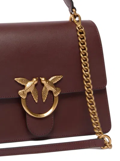 Pinko Love One Classic Tote Bag In Neutral