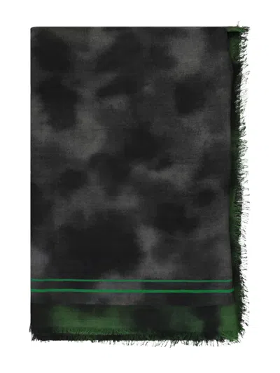 流苏LOGO印花围巾