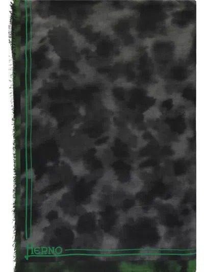 流苏LOGO印花围巾