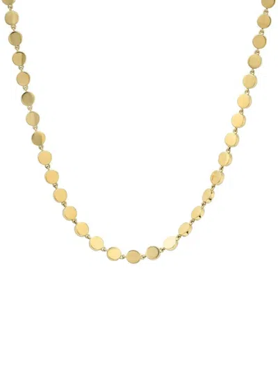 Jennifer Meyer Circle-shape Necklace In Gold