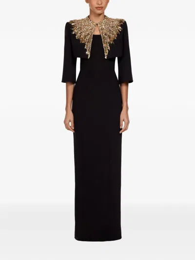 Jenny Packham Dexy Embellished Jacket In Black