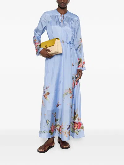Zimmermann Patience Maxi Dress In Blue