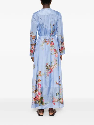 Zimmermann Patience Maxi Dress In Blue