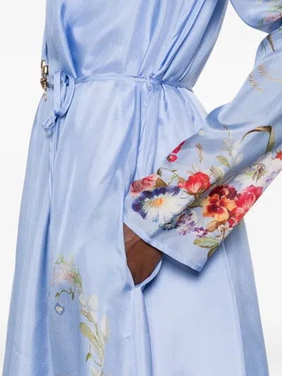 Zimmermann Patience Maxi Dress In Blue
