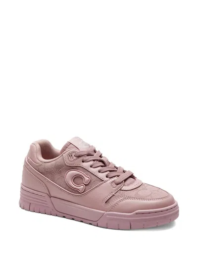 Coach Logo-appliqué Sneakers In Multi