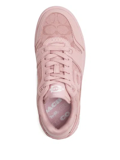 Coach Logo-appliqué Sneakers In Multi