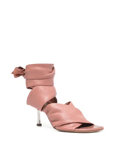 Paris Texas Lorena Lace-up Sandals In Multi