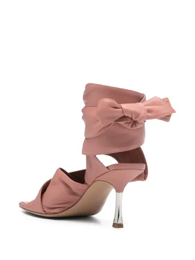 Paris Texas Lorena Lace-up Sandals In Multi