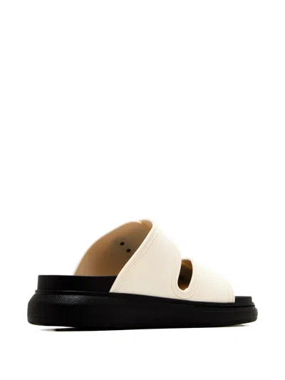 Alexander Mcqueen Hybrid Buckle Strap Sandals In Neutral