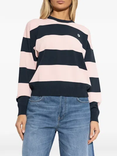 Coperni Striped Sweater In Pink