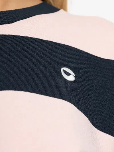 Coperni Striped Sweater In Pink