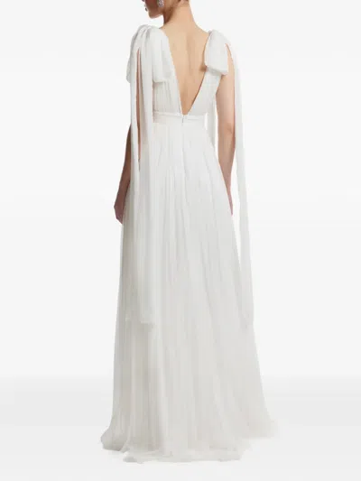 SAVANA V领超长连衣裙