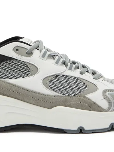 Cleens Pulse Runner Panelled Mesh Sneakers In Multi