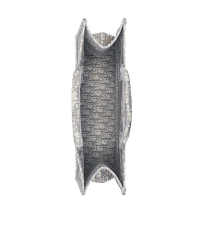 Dior Pattern Handbag In Gray