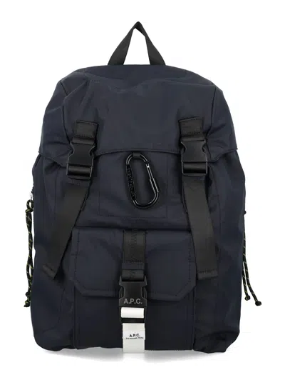 Apc Medium Buckle-fastening Treck Backpack In Blue