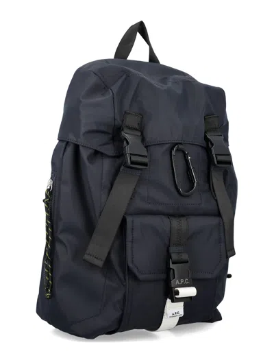 Apc Medium Buckle-fastening Treck Backpack In Blue