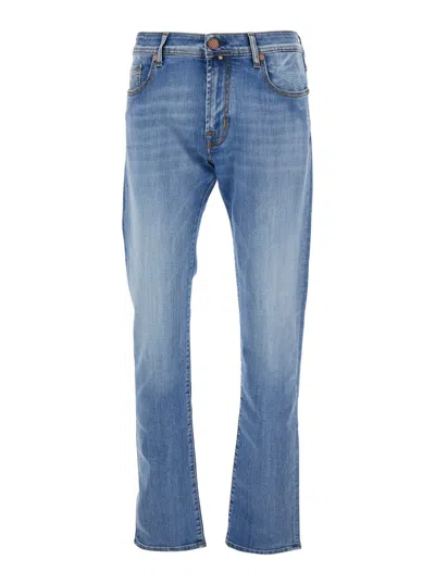 Jacob Cohen Bard Pocket Jeans In Blue