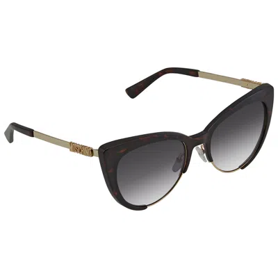 Moschino Mos040/s 0086 9o Cat Eye Sunglasses 55 Mm In Brown