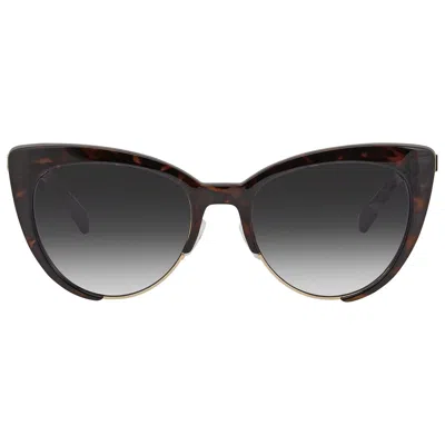Moschino Mos040/s 0086 9o Cat Eye Sunglasses 55 Mm In Brown