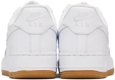 Nike White Gum Air Force 1 '07 Sneakers In White