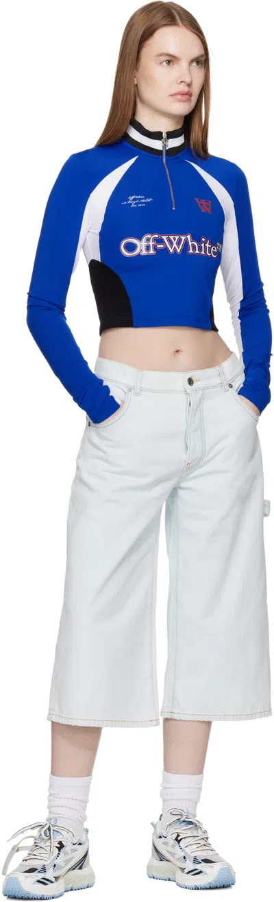 Off-white Off White Women Be Right Back Sneakers In Blue