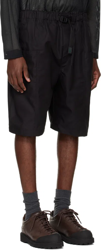 South2 West8 Belted Cargo Shorts In Black