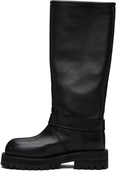 Off-white Black Off Track Tall Boots