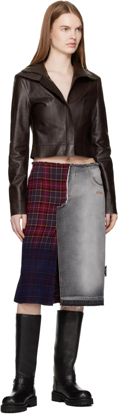 Off-white Black Off Track Tall Boots In Black