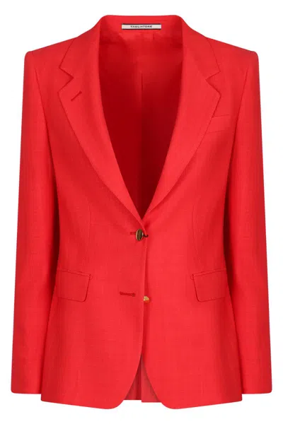 Tagliatore Single-breasted Two-button Jacket In Red