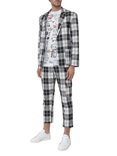 Mtl Studio Checked Trousers In Multi