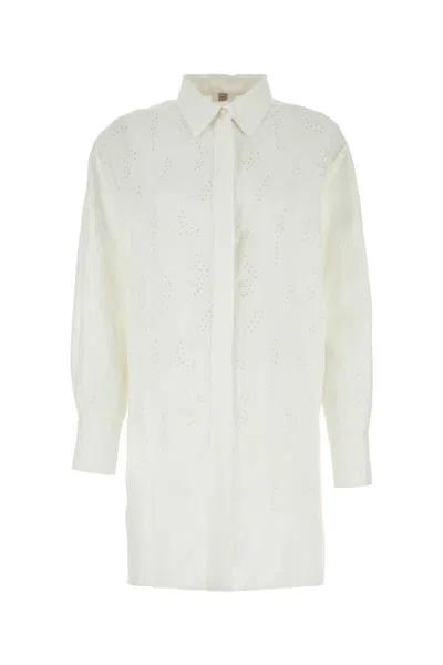 Chloé Chloe Women White Linen Patricia Chloe X Eres Oversize Shirt
