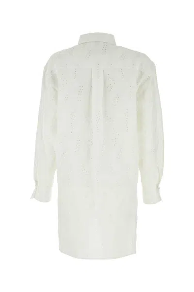 Chloé Chloe Women White Linen Patricia Chloe X Eres Oversize Shirt