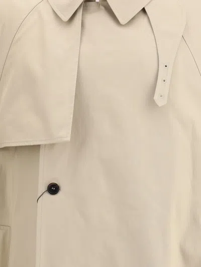 Saint Laurent Coats In Neutral