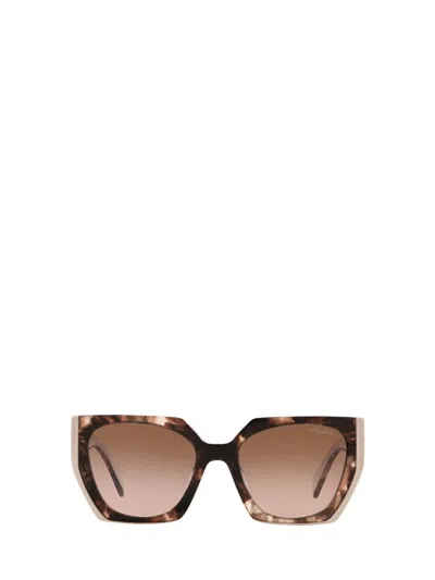 Prada Eyewear Cat-eye Frame Sunglasses In Black