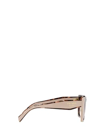 Prada Eyewear Cat-eye Frame Sunglasses In Black